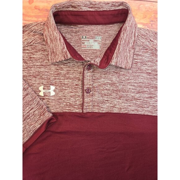 Under Armour Mens Loose Fit HeatGear Polo Shirt L - Picture 4 of 8